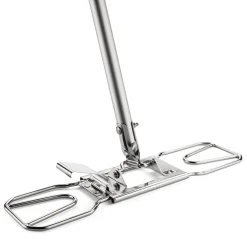 Boden- & Fensterreinigung * P.R. Preisbörse & direkt Vertrieb Klapphalter Edelstahl mit Aluminiumstiel