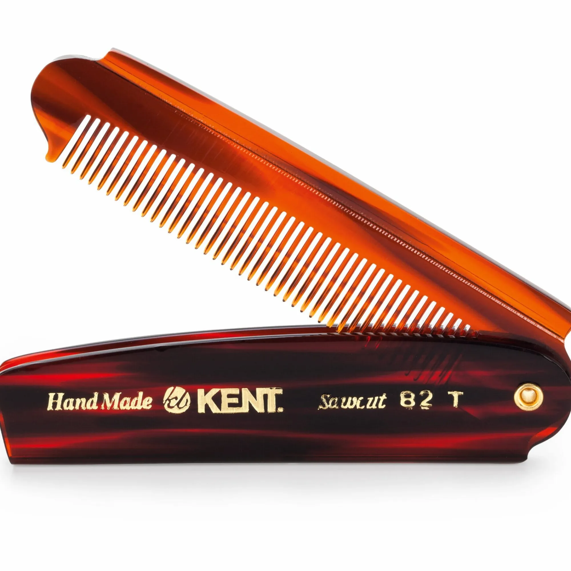 Haarpflege * Kent and Sons Klappkamm Zelluloseazetat