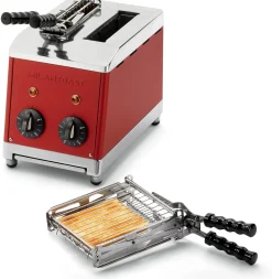 Toaster * Milantoast Klassischer Sandwichtoaster mit Zangen