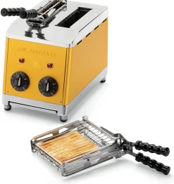 Toaster * Milantoast Klassischer Sandwichtoaster mit Zangen