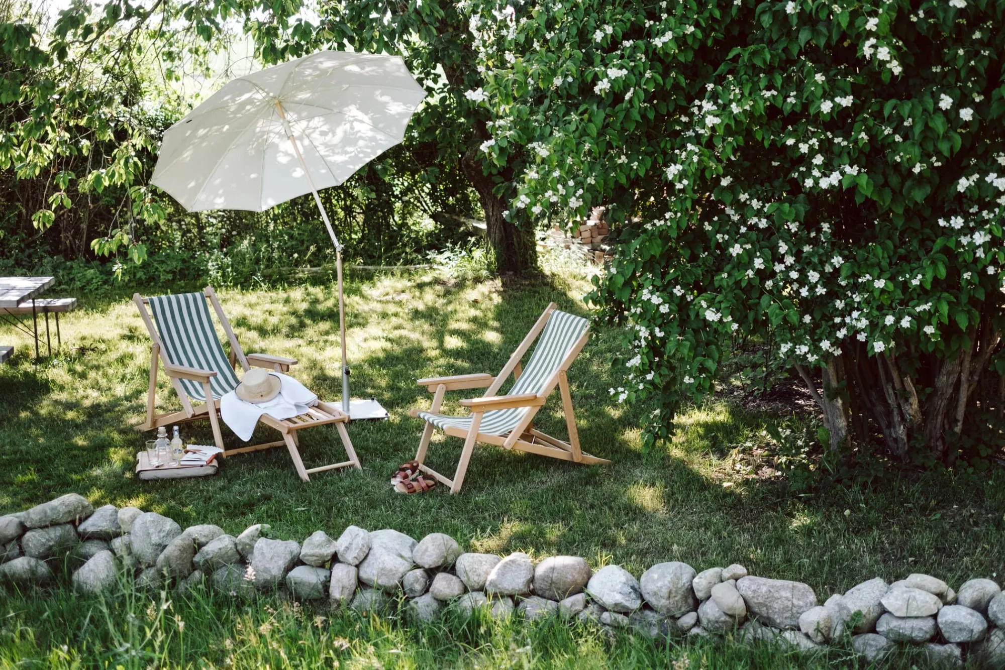 Sonnenschirme & -Segel * Glatz Kleiner Sonnenschirm Eschenholz