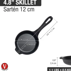Pfannen|Gartenküche & Grills * Victoria Kleines Pfännchen Gusseisen