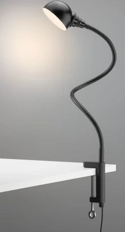 Schreibtischleuchten|Tischleuchten * STILETTO DESIGN VERTReiB Klemmleuchte flexibel Schwarz