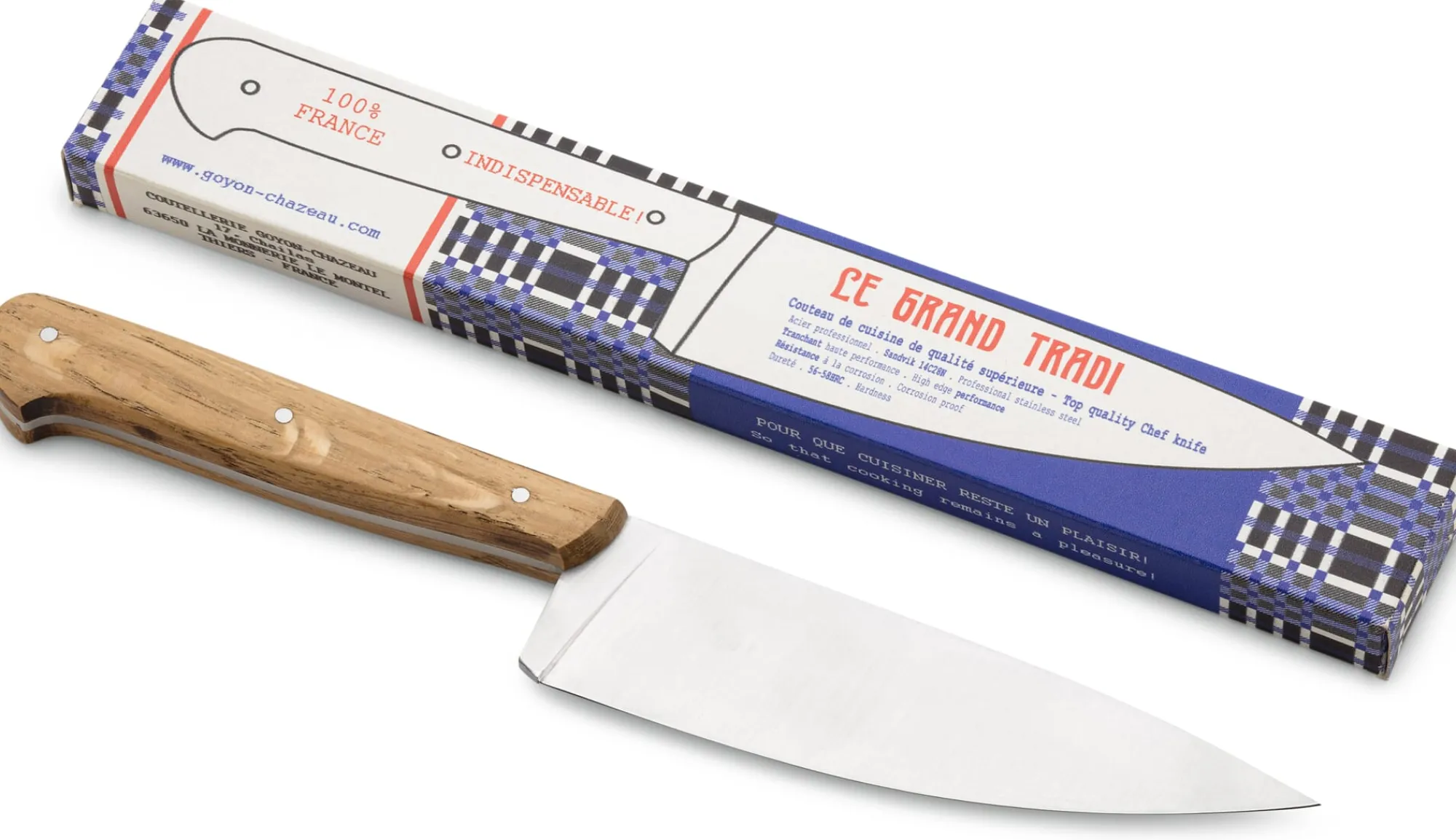 Rostfreie Messer|Kochmesser * Goyon-Chazeau Kochmesser GRAND TRADI