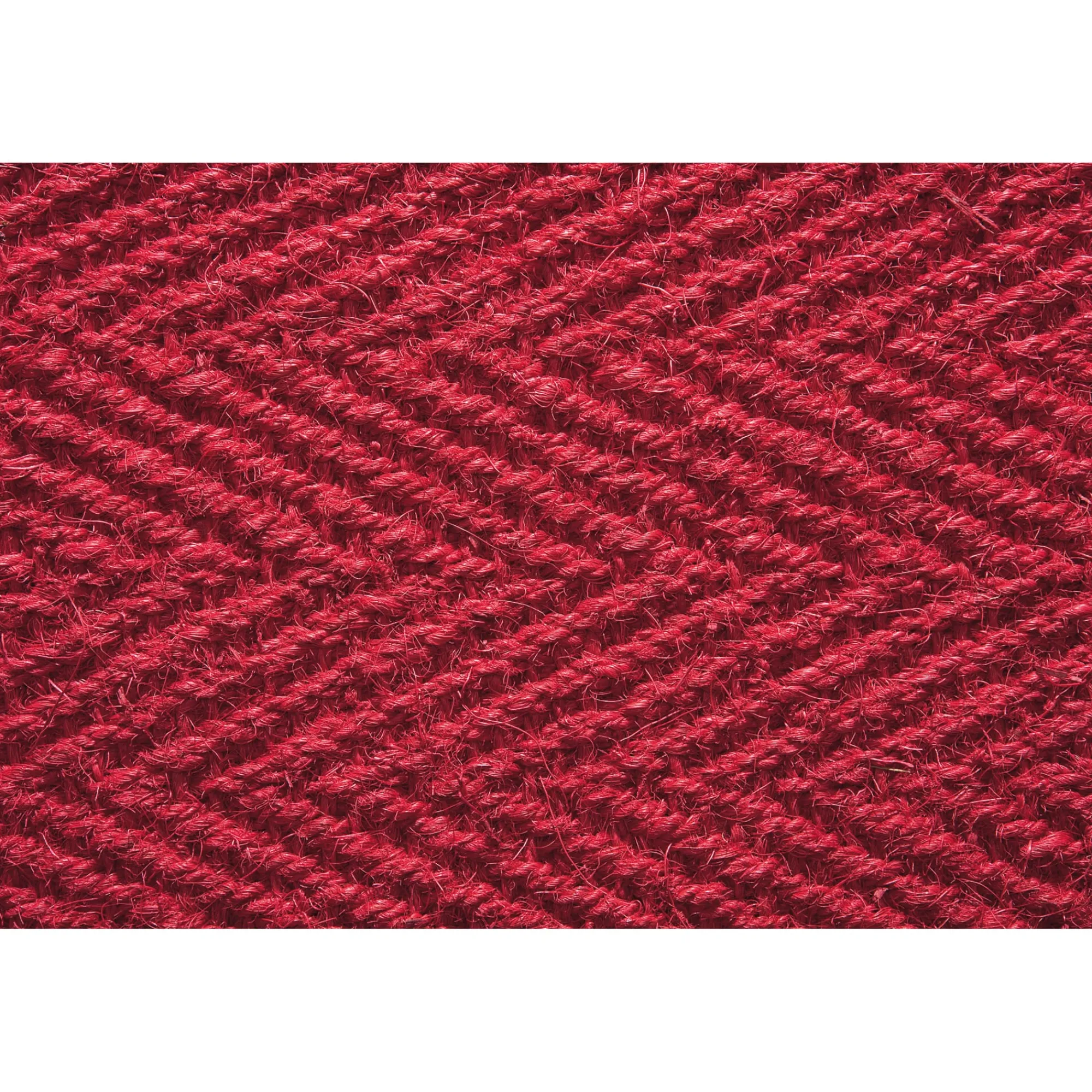Teppiche * August Schär Kokosteppich Fischgrat Rot