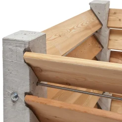 Kompostieren * Vollmer Metallbau Kompostkiste Beton / Kiefernholz