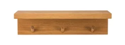 Garderobe & Diele|Schränke & Regale * designimdorf Konsole mit Hakenleiste Eichenholz
