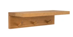 Garderobe & Diele|Schränke & Regale * designimdorf Konsole mit Hakenleiste Eichenholz