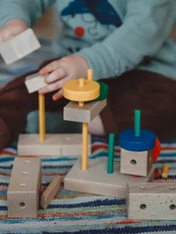 Holzspielzeug|Konstruktionsspiele * Matador Spielwaren Konstruktionsbaukasten Buchenholz