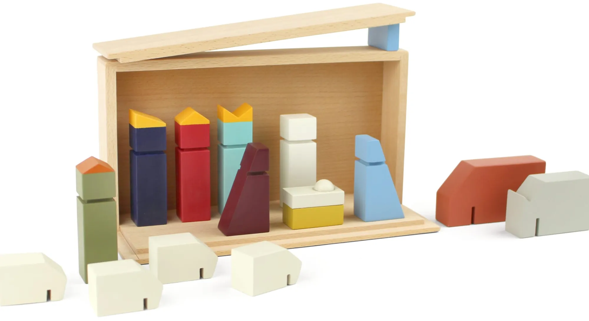 Holzspielzeug|Holzspielzeug * Krippen-Set Nativity