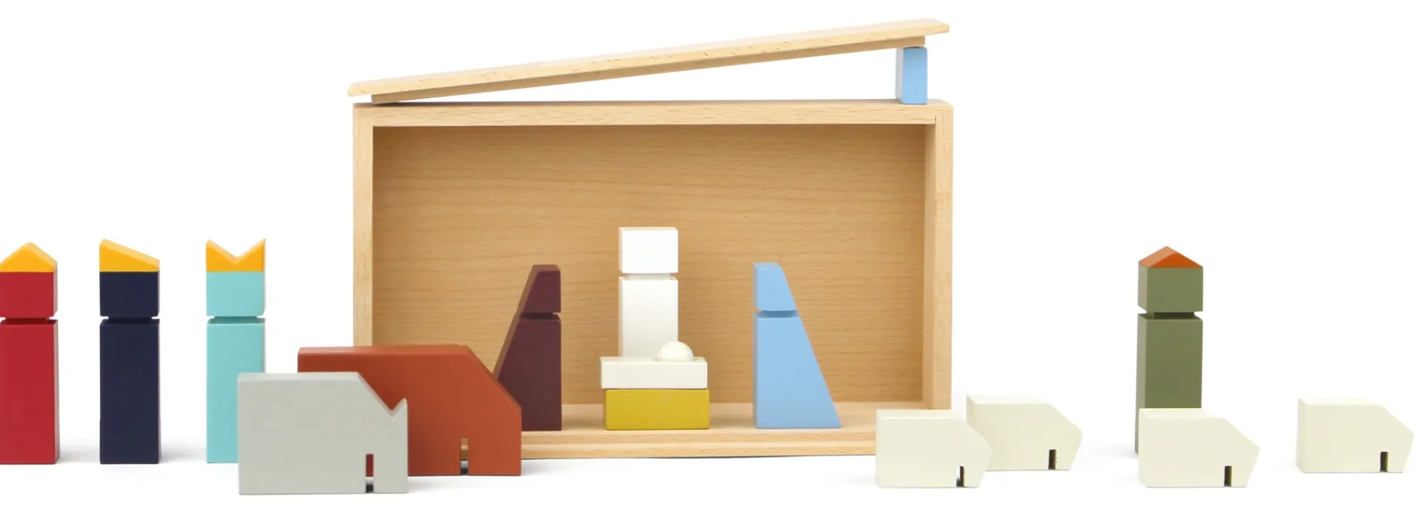 Holzspielzeug|Holzspielzeug * Krippen-Set Nativity
