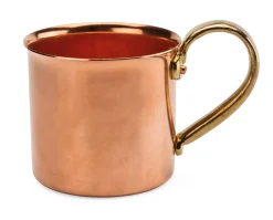 Becher * Cu Artigiana Kupferbecher mit Messinggriff