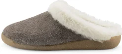 Hausschuhe|Hausschuhe * Werner Schuhe Lammfellpantoffel Hellgrau