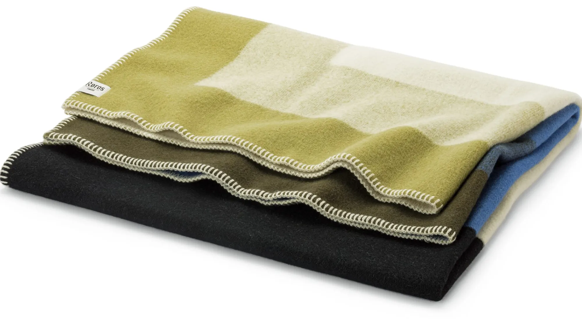 Decken * Røros Tweed Lammwolldecke Bento