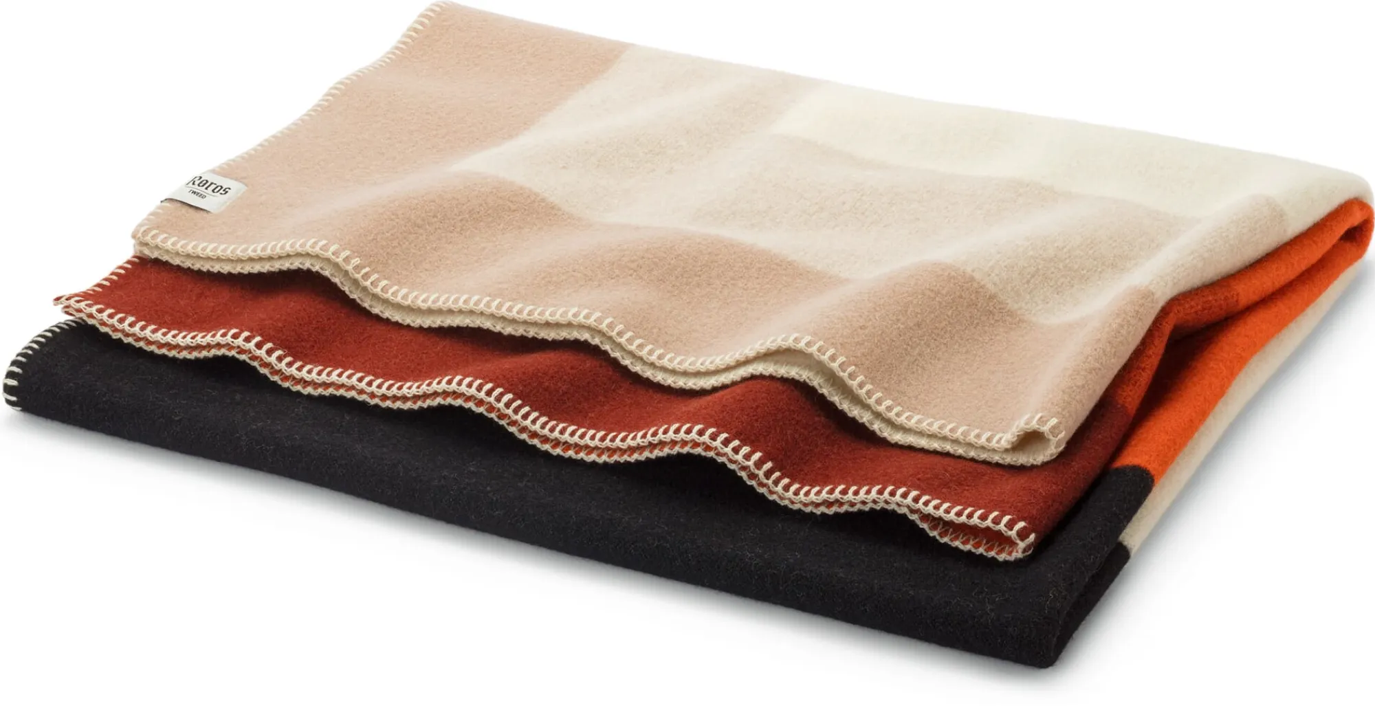 Decken * Røros Tweed Lammwolldecke Bento