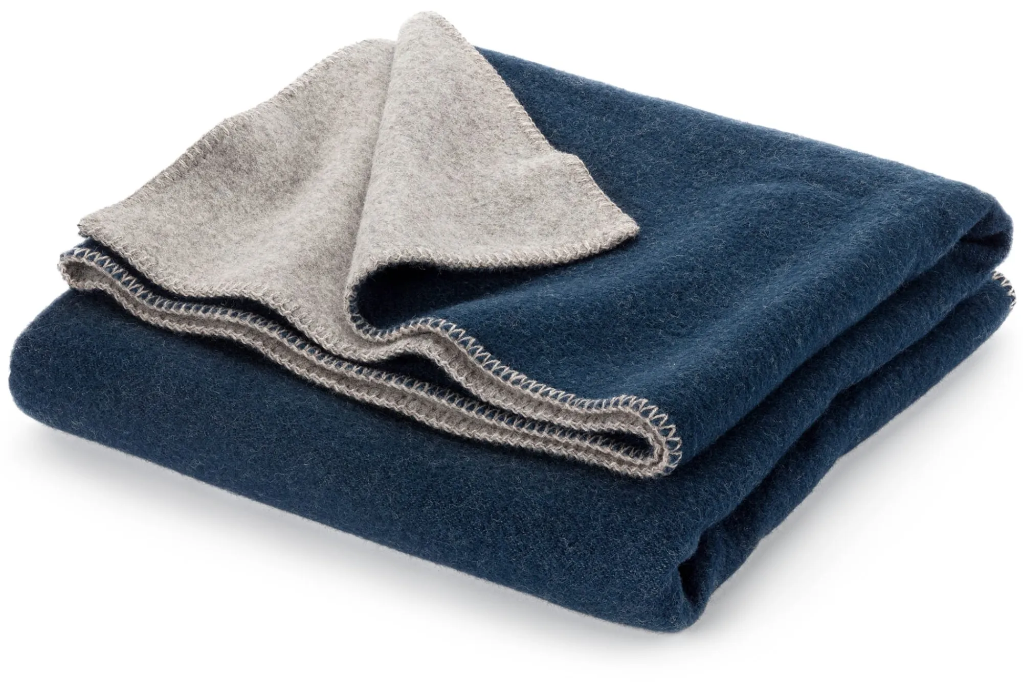 Decken * Røros Tweed Lammwolldecke Doubleface