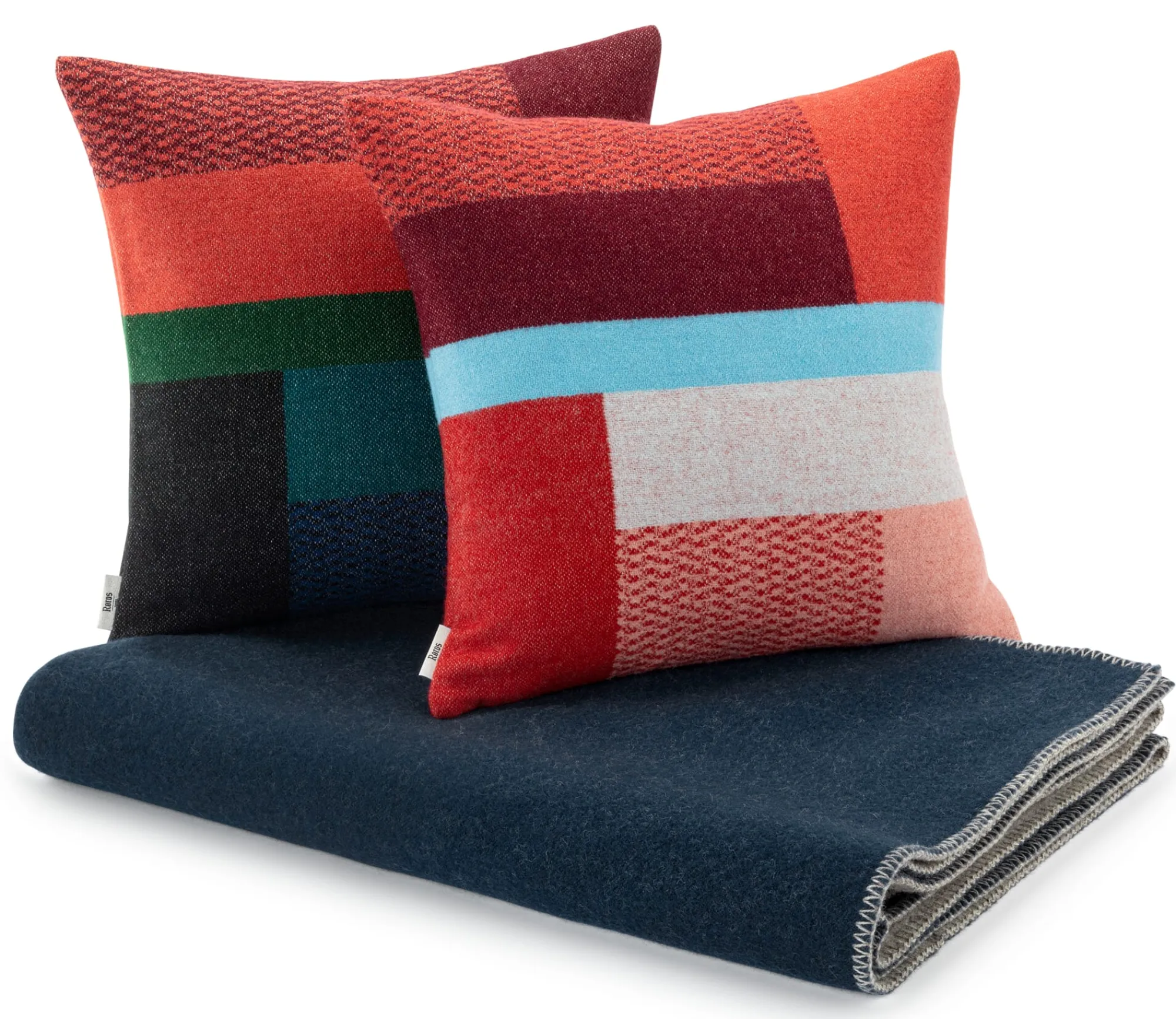 Decken * Røros Tweed Lammwolldecke Doubleface