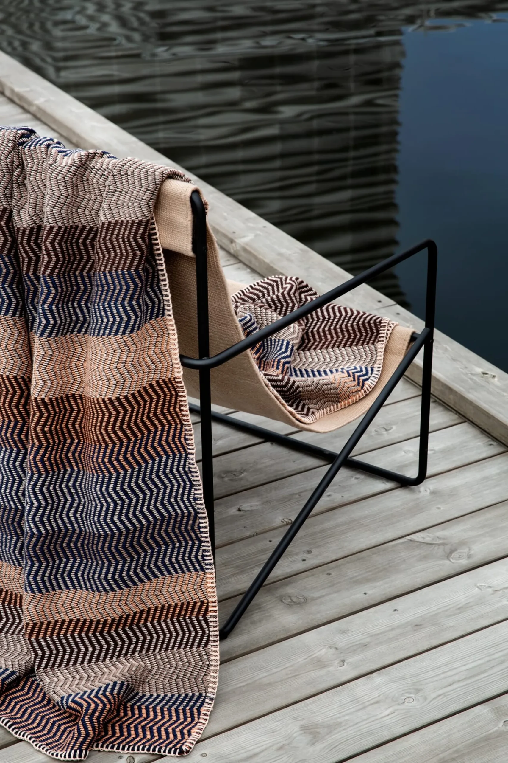 Decken * Røros Tweed Lammwolldecke Naturtöne Fri
