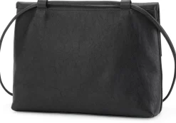 Umhänge- & Handtaschen * Il Bisonte Lederhandtasche, schwarz