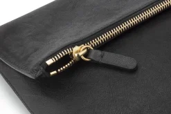 Umhänge- & Handtaschen * Il Bisonte Lederhandtasche, schwarz
