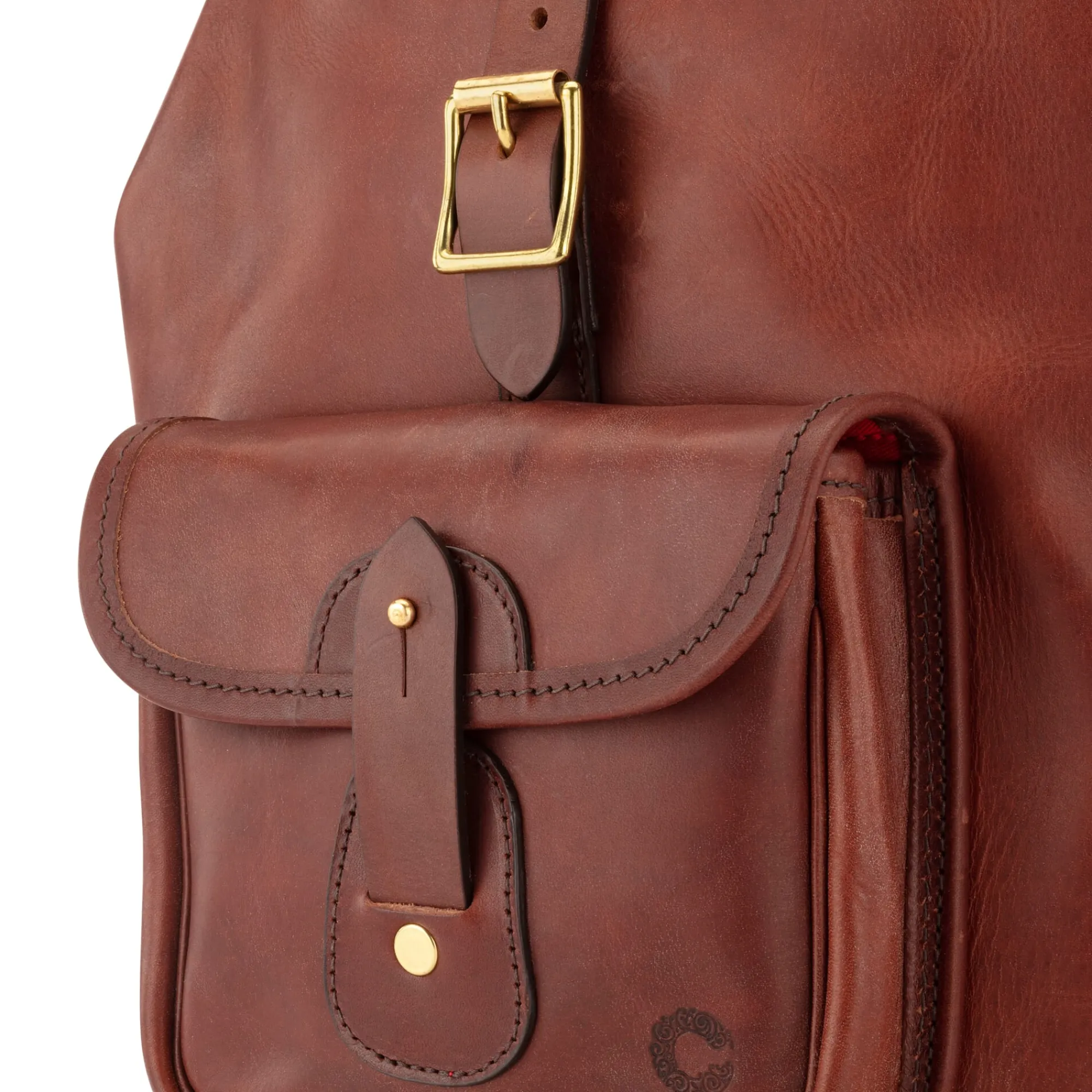 Rucksäcke|Outdoorausrüstung * Croots Lederrucksack Braun