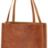 Einkaufstaschen & -Körbe * Harold’s Lederwaren Ledershopper klein, cognac