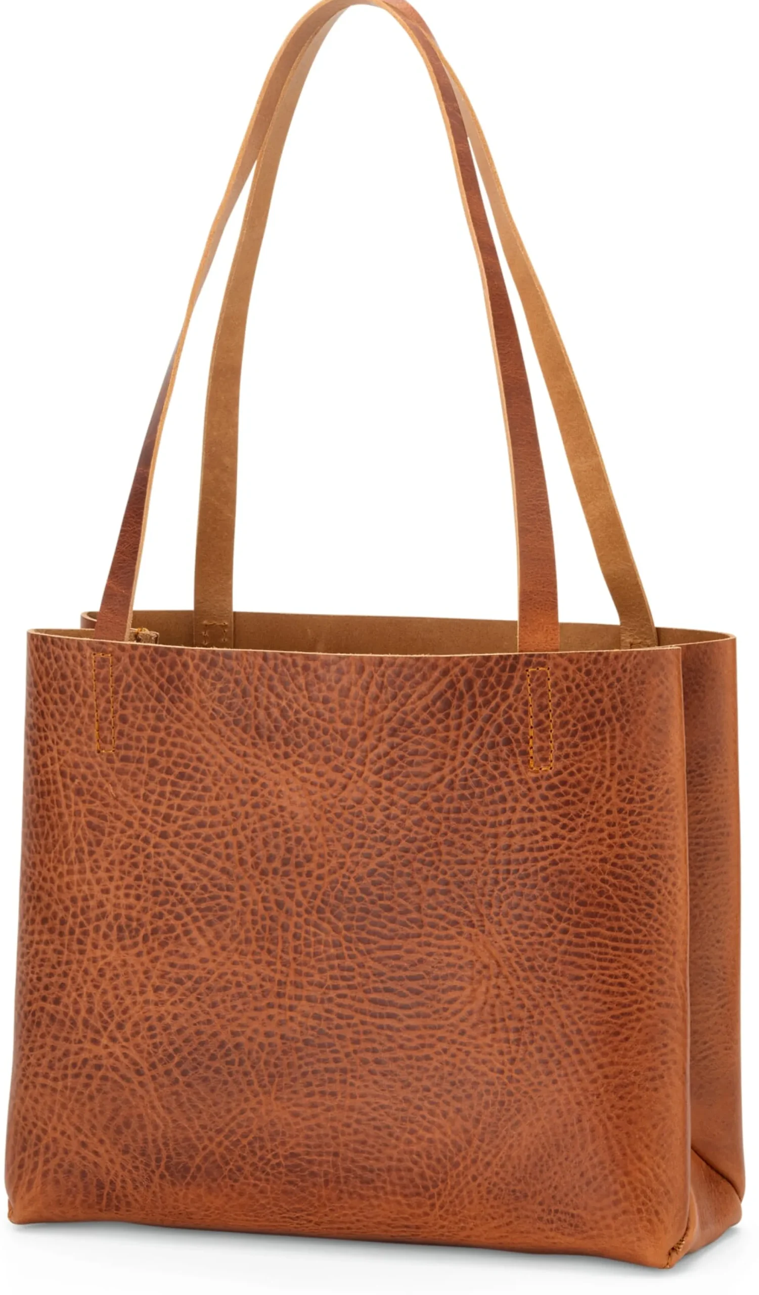 Einkaufstaschen & -Körbe * Harold’s Lederwaren Ledershopper klein, cognac