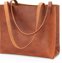 Einkaufstaschen & -Körbe * Harold’s Lederwaren Ledershopper klein, cognac