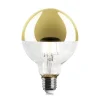 Leuchtmittel * LED-Kopfspiegellampe Globe, Messing