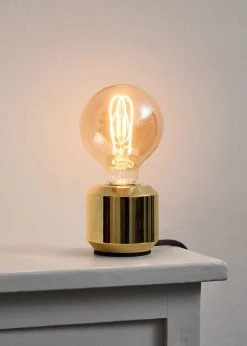 Leuchtmittel * LED-Kopfspiegellampe Globe, Messing