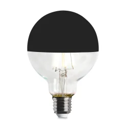 Leuchtmittel * LED-Kopfspiegellampe Globe, Schwarz