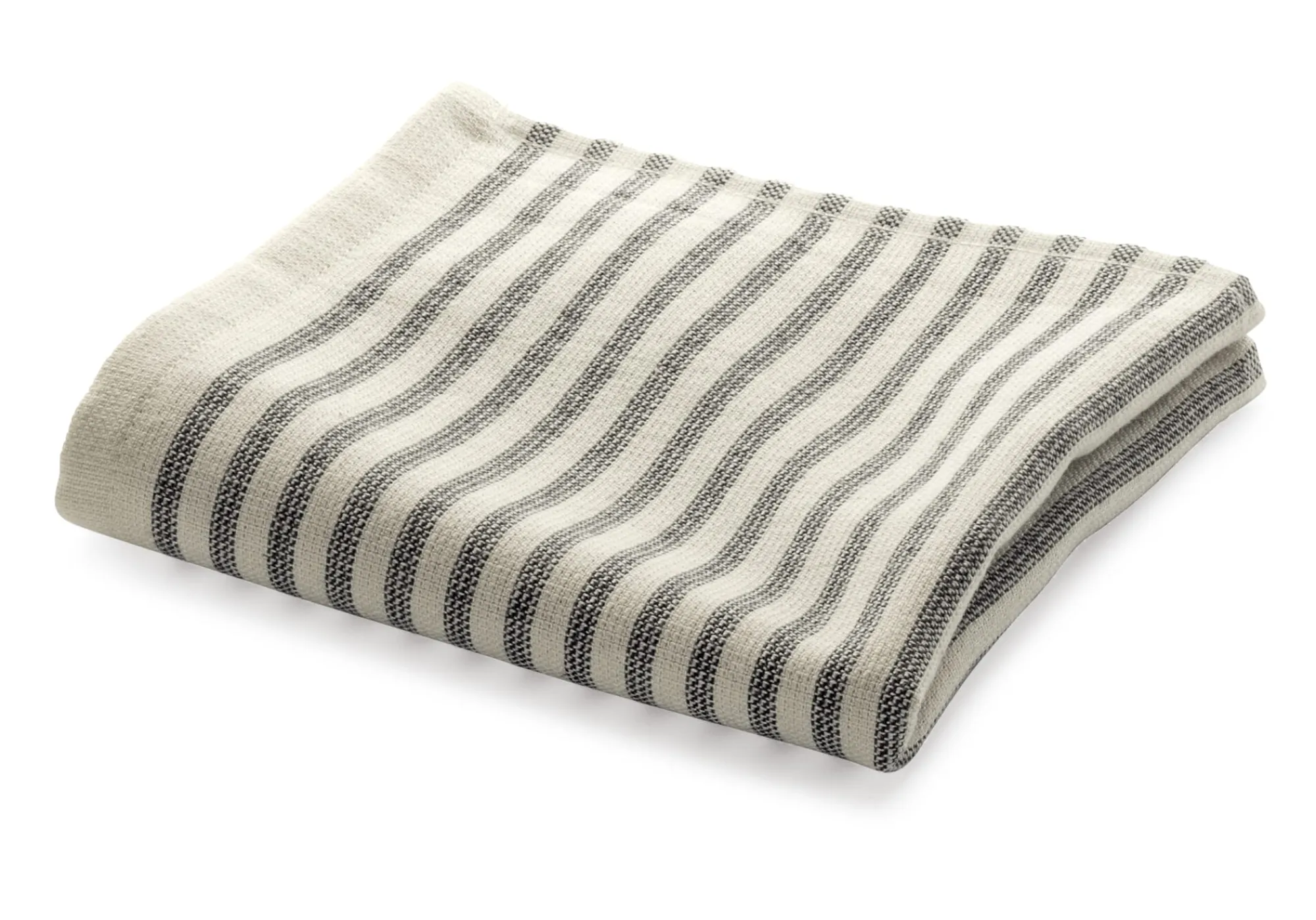 Badtextilien|Wohnaccessoires * Manufactum Leichtfrottier gestreift |Grau