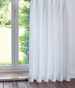 Vorhänge & Gardinen * Leinenweberei Vieböck Leinengardine Voile Weiß