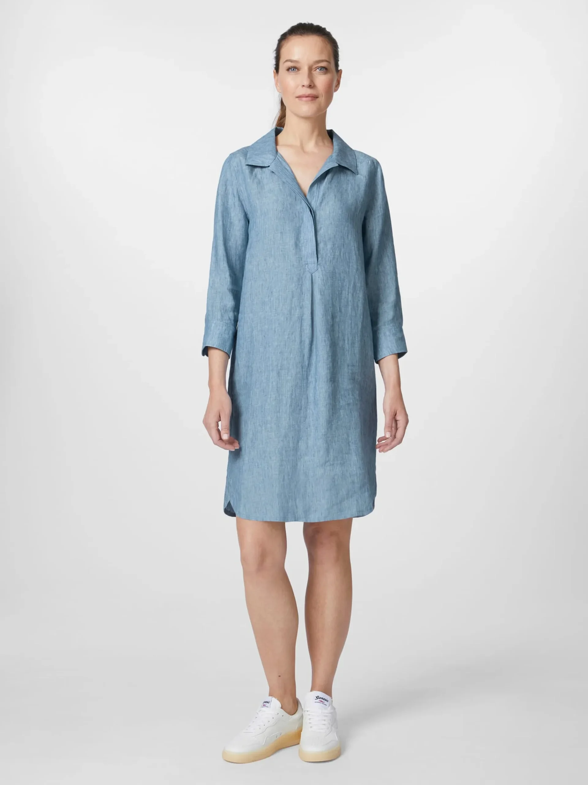 Kleider * Manufactum Leinenkleid Hellblau