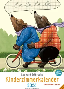 Wandkalender|Zeitplaner & Kalender * Peter Hammer Verlag Leonard Erlbruchs Kinderzimmerkalender 2026
