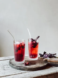Gläser * RCR Cristalleria Italiana Longdrinkglas gerippt
