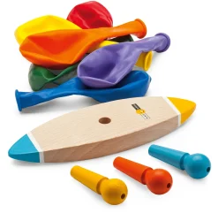 Physikalisches Spielzeug|Holzspielzeug * Naseweiss Luftkissen-Surfer
