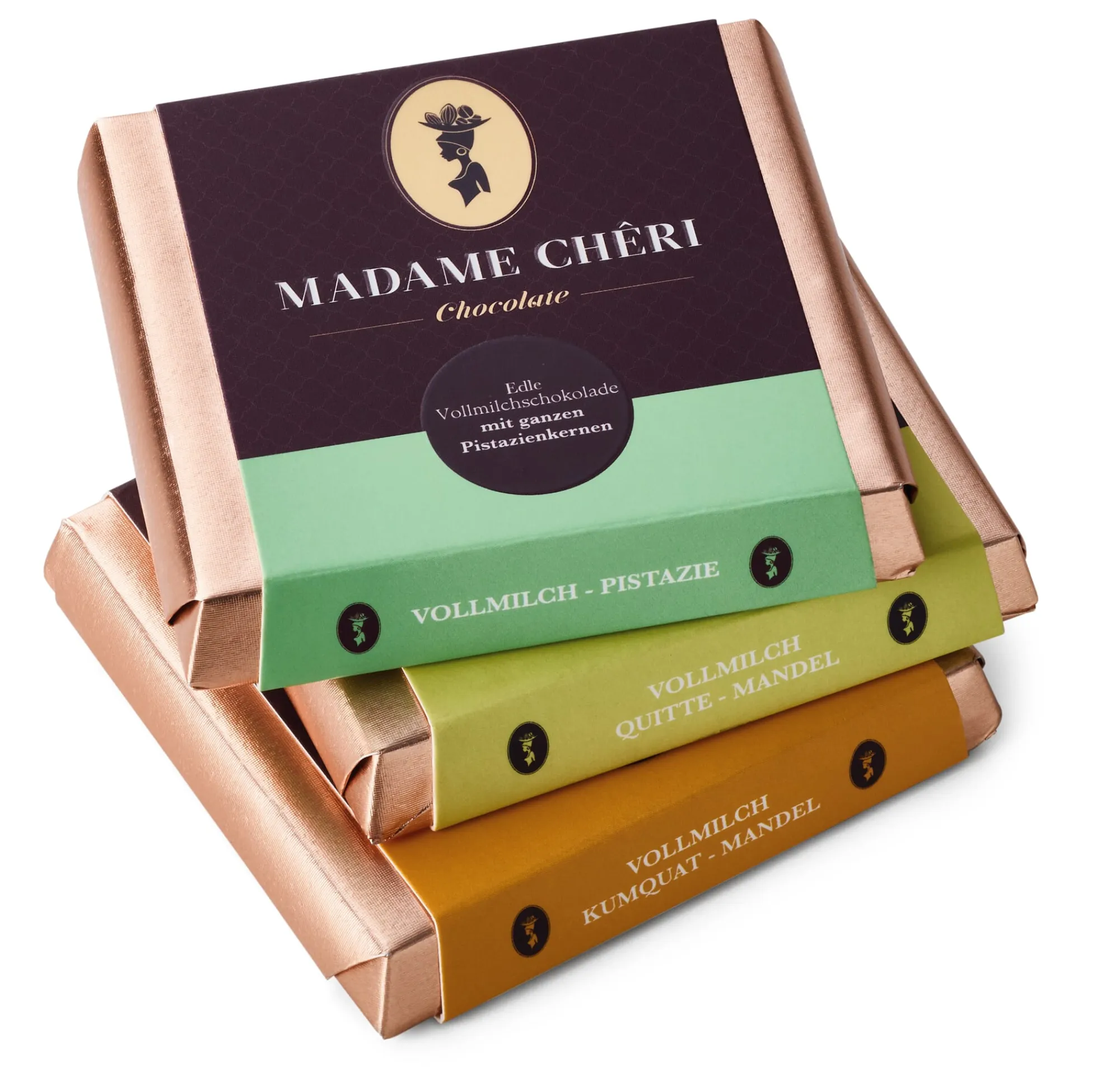 Schokolade * Madame Chêri Vollmilch Kumquat Mandel