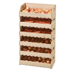 Vorratshaltung * Manufactum Obst- und Gemüsekiste Buchenholz