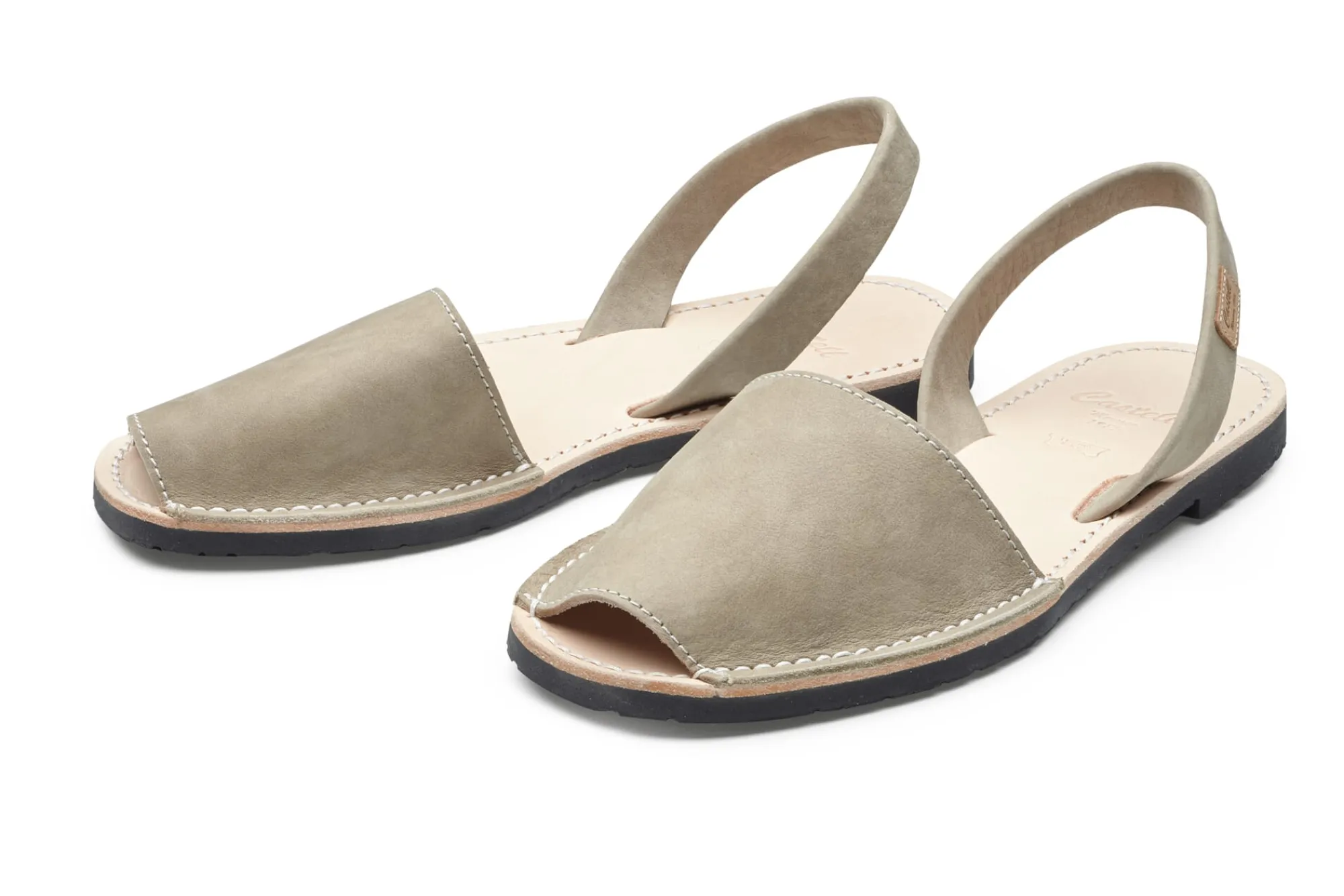 Sandalen|Freizeitschuhe * Castell Menorca Avarcas Rindleder Sand
