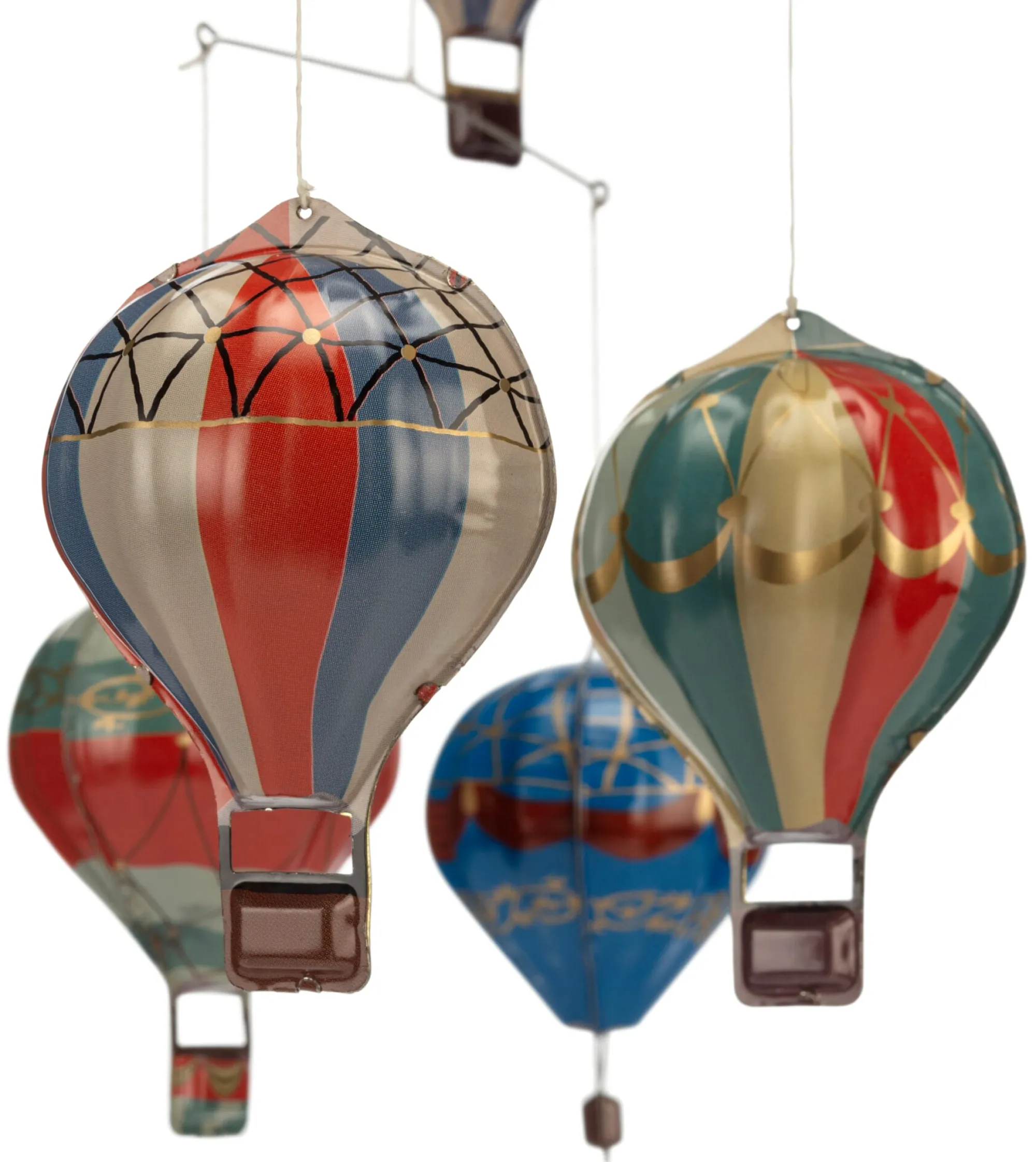 Blech- & Modellspielzeug|Wohnaccessoires * die Blechfabrik Mobile Heißluftballons
