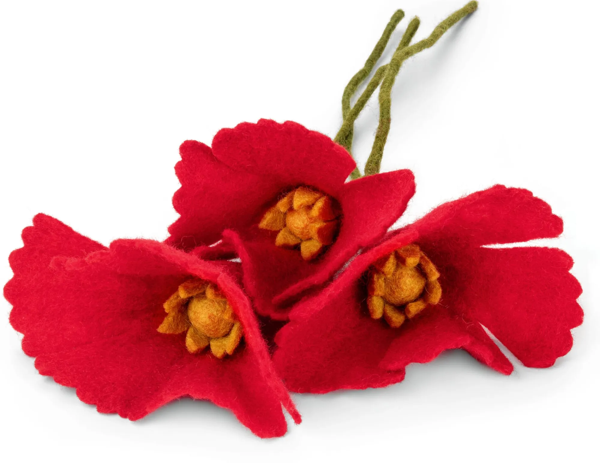 Osterdekoration * Én Gry & Sif Mohnblumen Filz