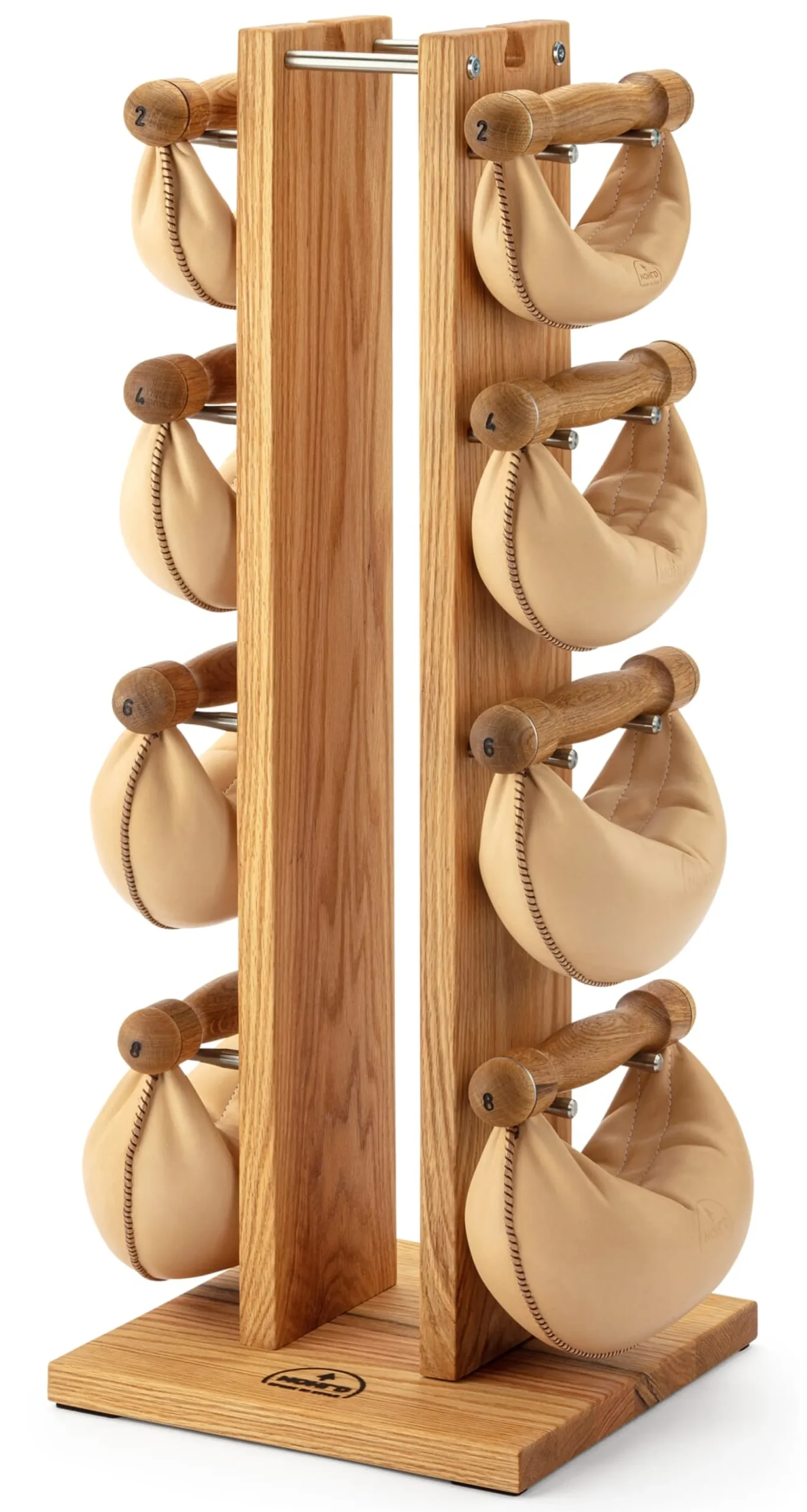 Sportgeräte * NOHRD Hantelturm Holz