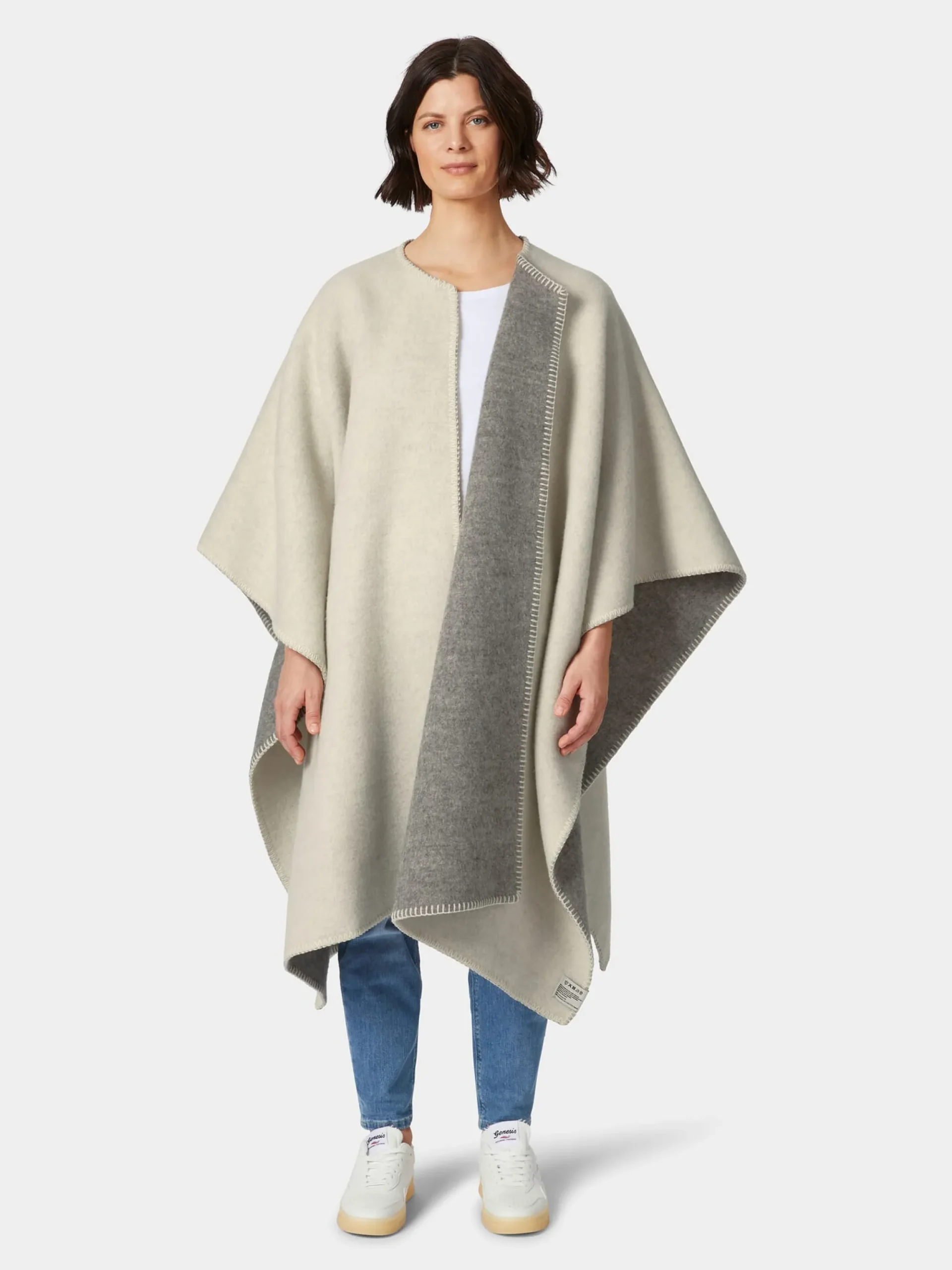 Mäntel * Røros Tweed Norwegischer Poncho Lammwolle