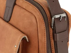 Notebook- & Aktentaschen|Umhänge- & Handtaschen * Harold’s Lederwaren Notebook-Tasche, Cognac