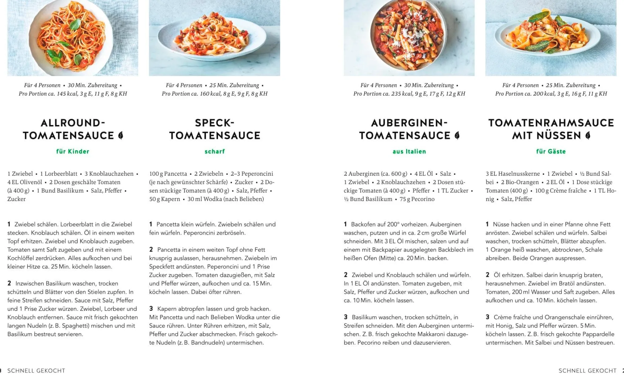 Kochen & Backen|Ratgeber * Gräfe und Unzer Verlag 1 Nudel – 50 Saucen