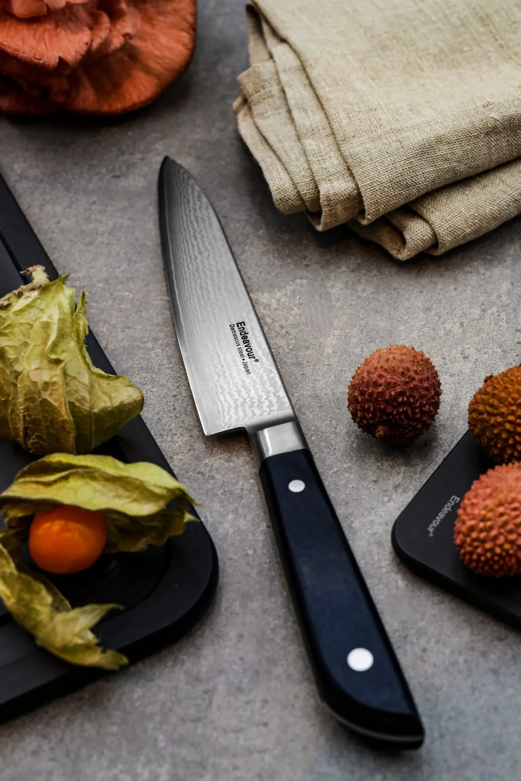 Messer Kohlenstoffstahl|Rostfreie Messer * Obstmesser Endeavour