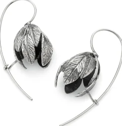 Schmuck * Ménard Ohrhänger Blütenkelch, Silber