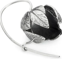Schmuck * Ménard Ohrhänger Blütenkelch, Silber