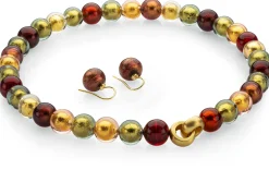 Schmuck * Ménard Ohrhänger Muranoglas, Bordeaux